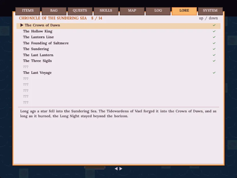 The Chronicle of the Sundering Sea