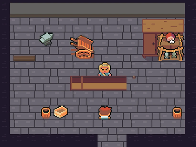 Brenn’s forge: stone floors