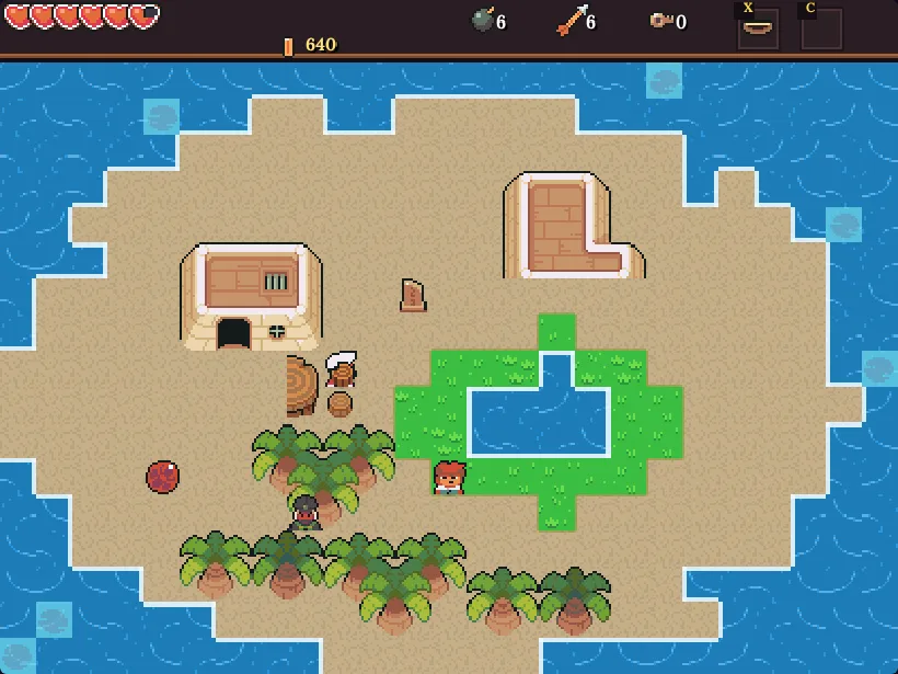 Mistral Isle: windswept ruins